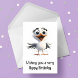 Seagull 02 Birthday Card