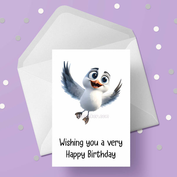Seagull 03 Birthday Card