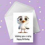 Seagull 05 Birthday Card