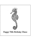 Seahorse 02 Edible Icing Cake Topper