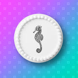 Seahorse 02 Edible Icing Cake Topper