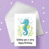 Seahorse 03 Edible Icing Cake Topper