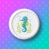 Seahorse 03 Edible Icing Cake Topper