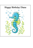 Seahorse 03 Edible Icing Cake Topper