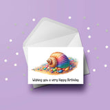 Seashell 02 Birthday Card