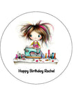 Sewing Edible Icing Cake Topper or Ribbon 02