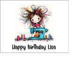 Sewing Edible Icing Cake Topper or Ribbon 03