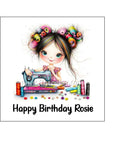 Sewing Edible Icing Cake Topper or Ribbon 04