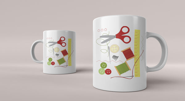 Sewing Themed Mug - Needlework Mug