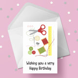 Sewing Needlework Edible Icing Cake Topper 01