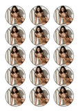 Sexy Girl 02 Edible Icing Cake Topper or Ribbon