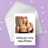 Sexy Girl 03 Birthday Card
