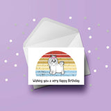 Shih Tzu 02 Birthday Card