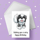 Shih Tzu 04 Birthday Card