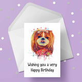 Shih Tzu 05 Birthday Card