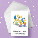 The Simpsons Birthday Card