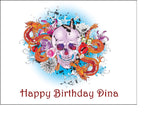 Skull 02 Edible Icing Cake Topper