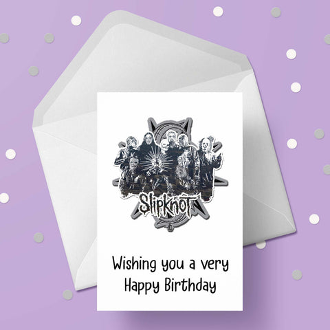 Slipknot 01 Birthday Card