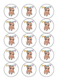 Sloth 01 Edible Icing Cake Topper