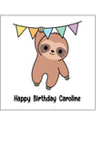 Sloth 01 Edible Icing Cake Topper