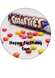 Smarties Edible Icing Cake Topper 01