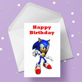 Sonic the Hedgehog 01 Edible Icing Cake Topper