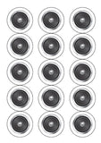 Music Speaker Edible Icing Cake Topper