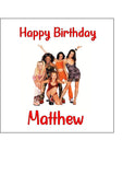 Spice Girls 01 Edible Icing Cake Topper or Ribbon