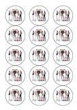 Spice Girls 02 Edible Icing Cake Topper or Ribbon