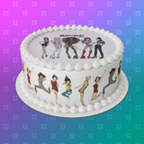 Spice Girls 02 Edible Icing Cake Topper or Ribbon
