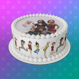Spice Girls 03 Edible Icing Cake Topper or Ribbon