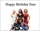 Spice Girls 03 Edible Icing Cake Topper or Ribbon