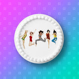 Spice Girls 04 Edible Icing Cake Topper or Ribbon