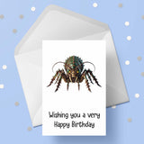 Demons 05 Birthday Card - Spider Demon