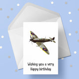 WW2 Spitfire Plane Edible Icing Cake topper 02