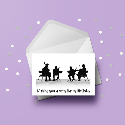 String Quartet Birthday Card