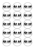 String Quartet Edible Icing Cake Topper