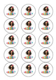Surfing / Surfer 07 Edible Icing Cake Topper or Ribbon