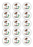 Surfing / Surfer 09 Edible Icing Cake Topper or Ribbon