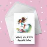 Surfing / Surfer 09 Edible Icing Cake Topper or Ribbon