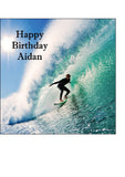 Surfing / Surfer 01 Edible Icing Cake Topper or Ribbon