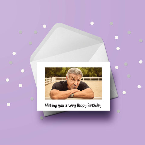 Sylvester Stallone 03 Birthday Card