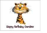 Tiger 01 Edible Icing Cake Topper (Copy)