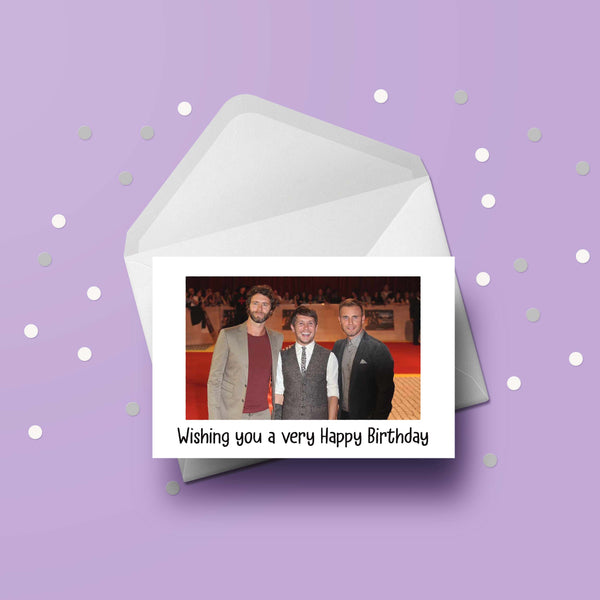Take That 01 Birthday Card