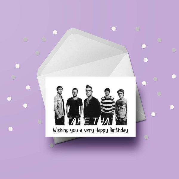 Take That 04 Birthday Card