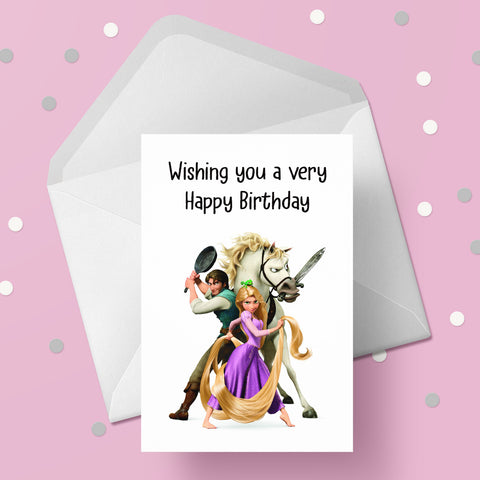 Tangled Birthday Card 01