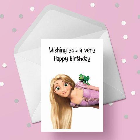 Tangled Birthday Card 02