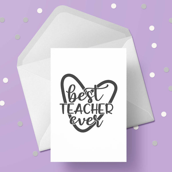 Teacher Card 04 - Best teacher ever