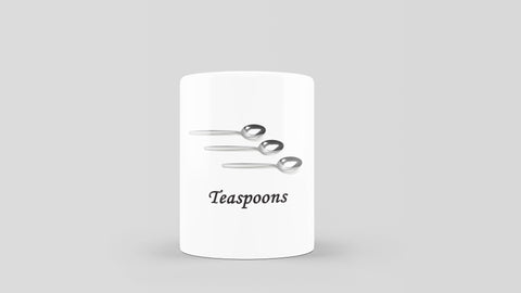 Used Teaspoons Ceramic Pot