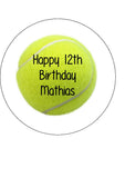 Tennis Ball Edible Icing Cake Topper